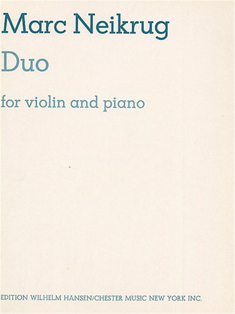 Duo For Violin And Piano